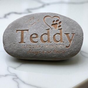 Moulded Pet Memorial Stone