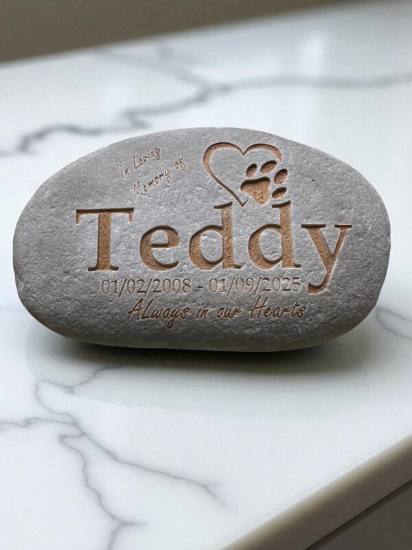 Moulded Pet Memorial Stone